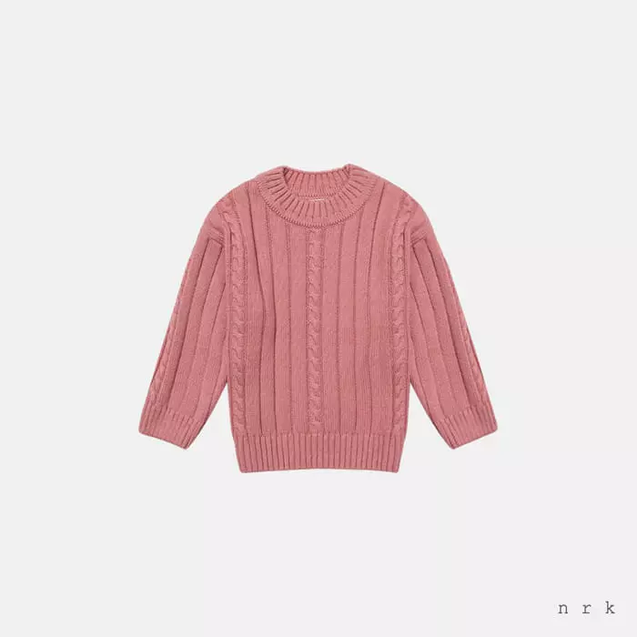 nrk - Korean Children Fashion - #magicofchildhood - Cool Twist Knit Tee - 5