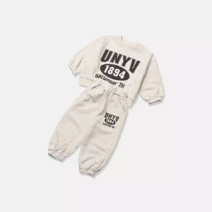 nrk - Korean Children Fashion - #minifashionista - Un Top Bottom Set - 2