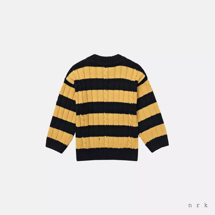 nrk - Korean Children Fashion - #minifashionista - Stripes Knit Tee - 5