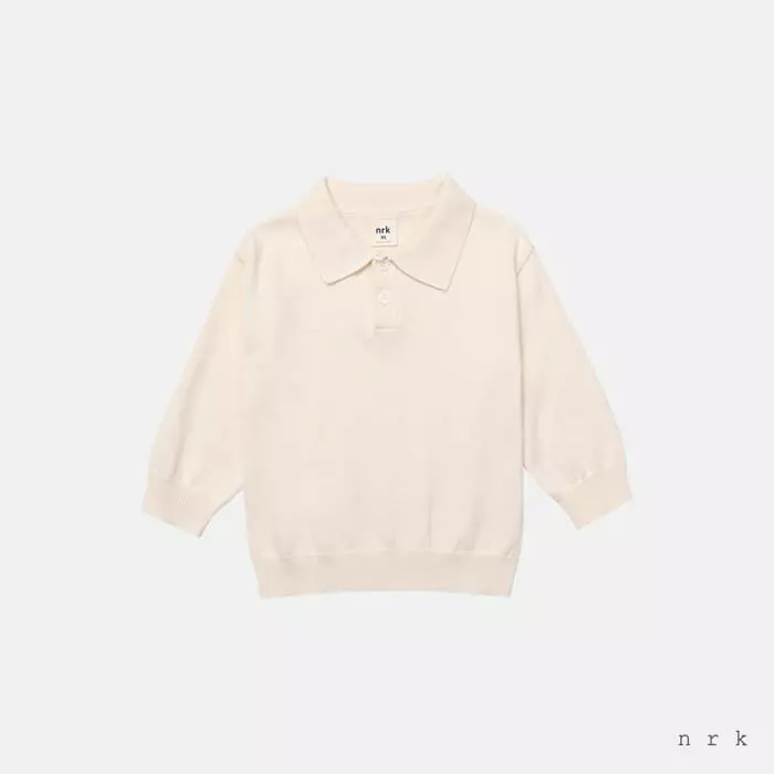 nrk - Korean Children Fashion - #prettylittlegirls - Collar Knit Tee - 3