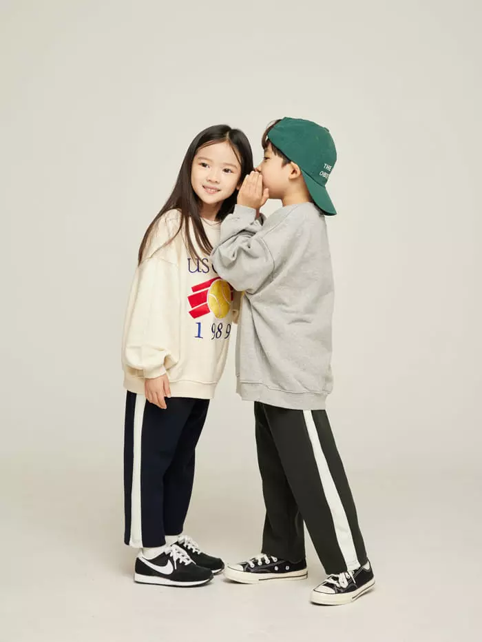 nrk - Korean Children Fashion - #prettylittlegirls - Ball Embroidery Patch Sweatshirt - 12