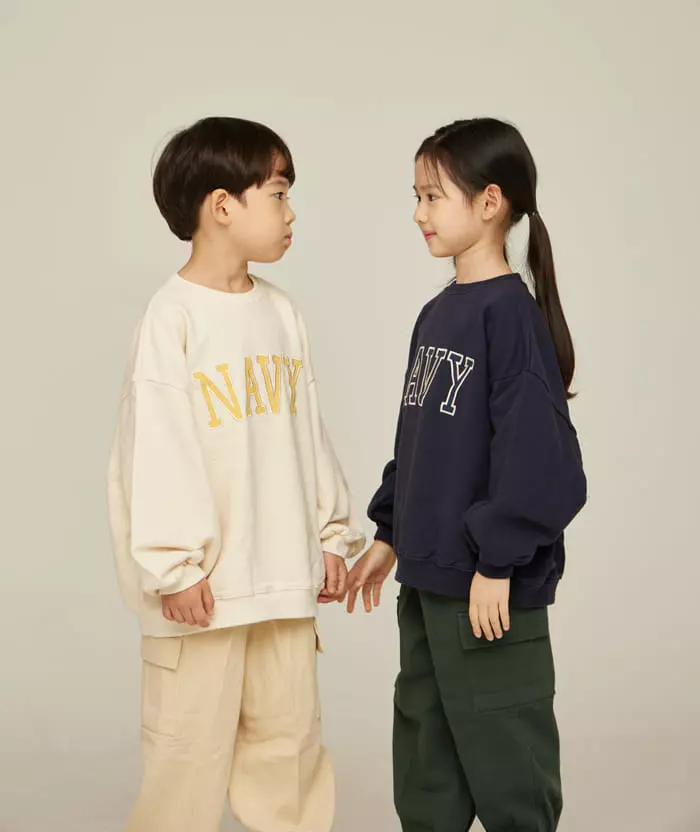 nrk - Korean Children Fashion - #prettylittlegirls - Patch Embroidery Sweatshirt - 11