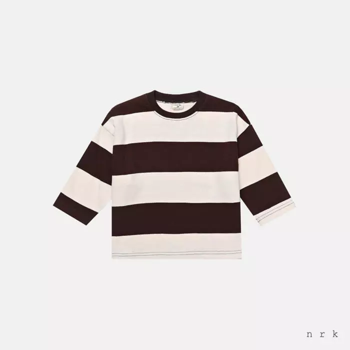 nrk - Korean Children Fashion - #prettylittlegirls - Stripes Box Tee - 5