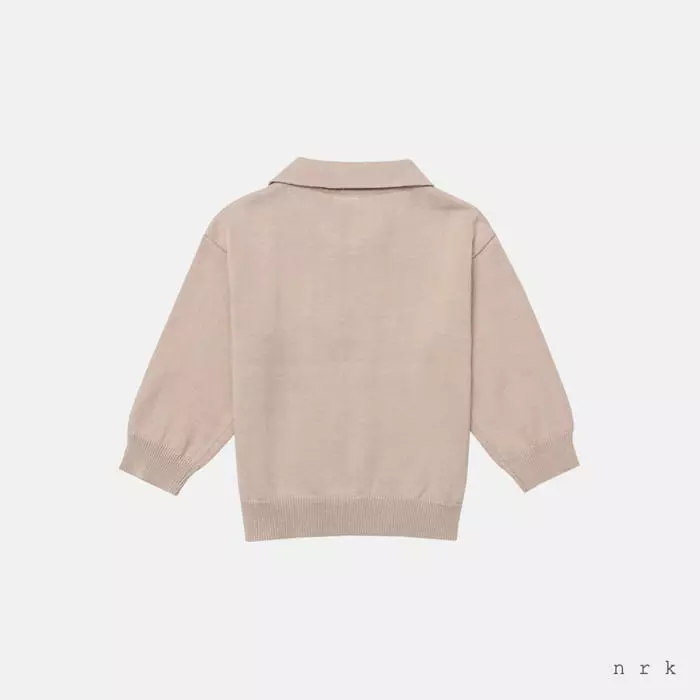 nrk - Korean Children Fashion - #stylishchildhood - Collar Knit Tee - 6
