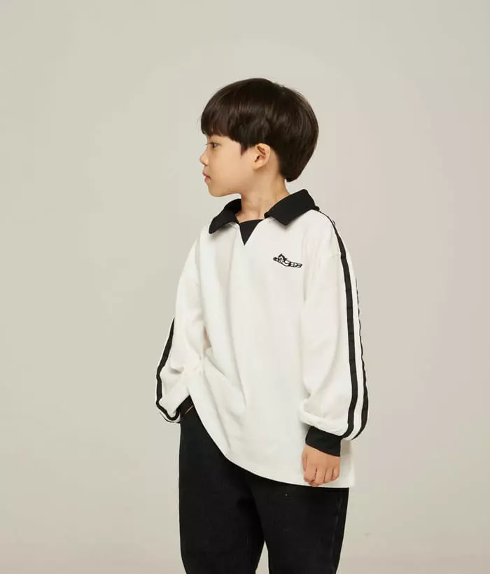 nrk - Korean Children Fashion - #stylishchildhood - Two Collar Tee - 11