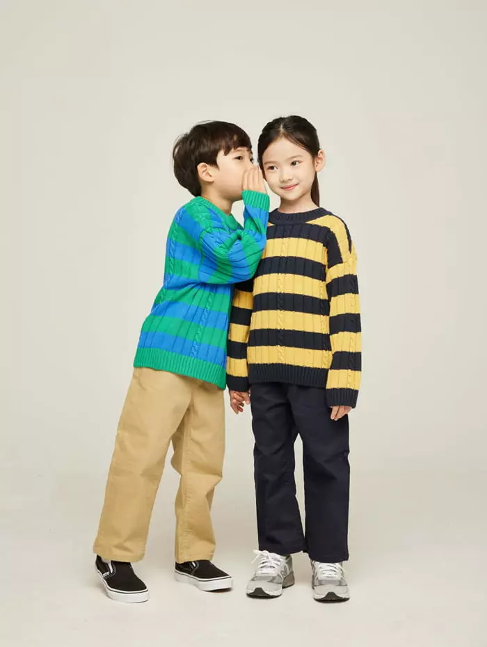 nrk - Korean Children Fashion - #stylishchildhood - Stripes Knit Tee - 9