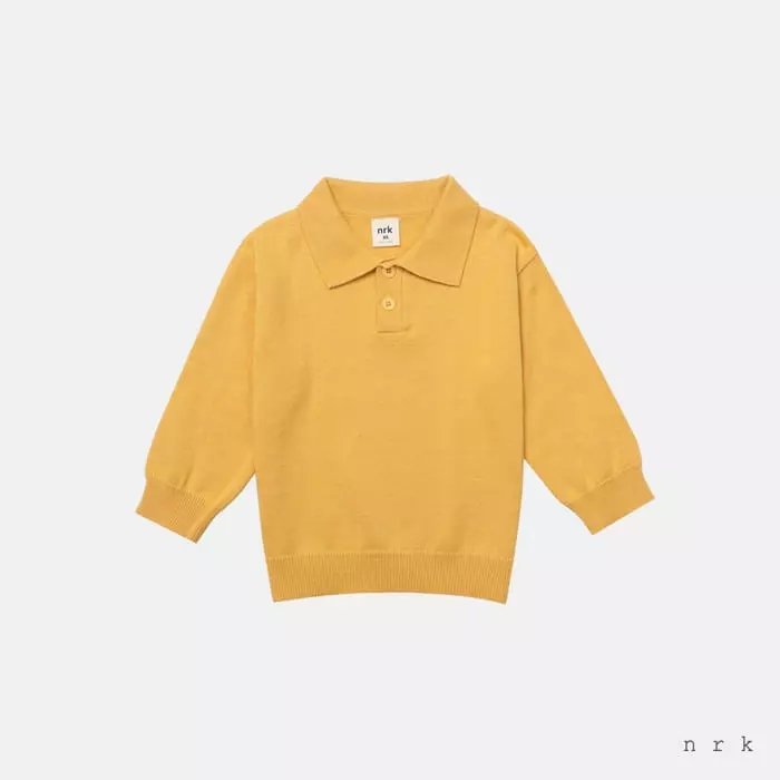 nrk - Korean Children Fashion - #prettylittlegirls - Collar Knit Tee - 4