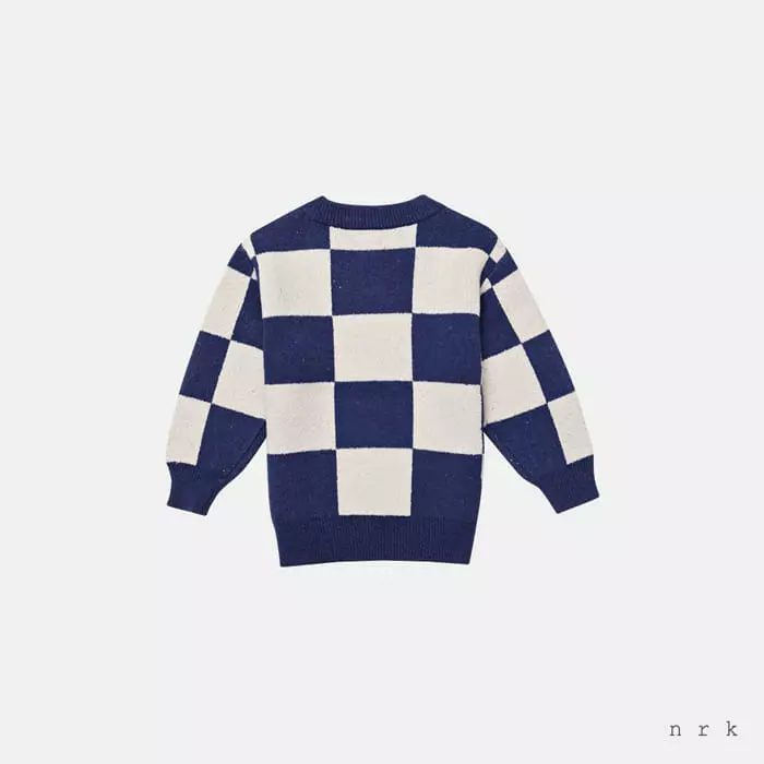 nrk - Korean Children Fashion - #toddlerclothing - Bookle Square Knit Tee - 6