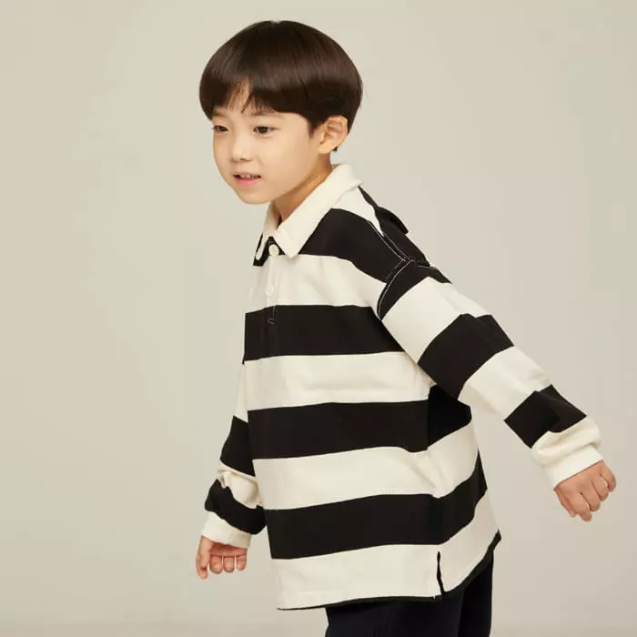 nrk - Korean Children Fashion - #toddlerclothing - Box Collar Tee - 12