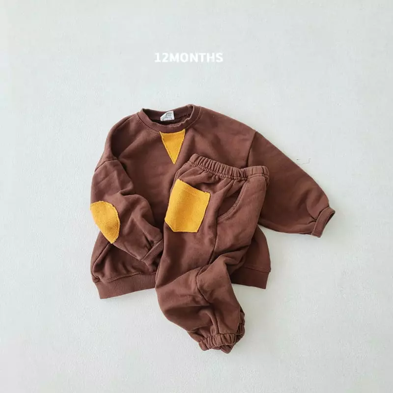 12 Month - Korean Children Fashion - #childofig - Point Top Bottom Set - 3