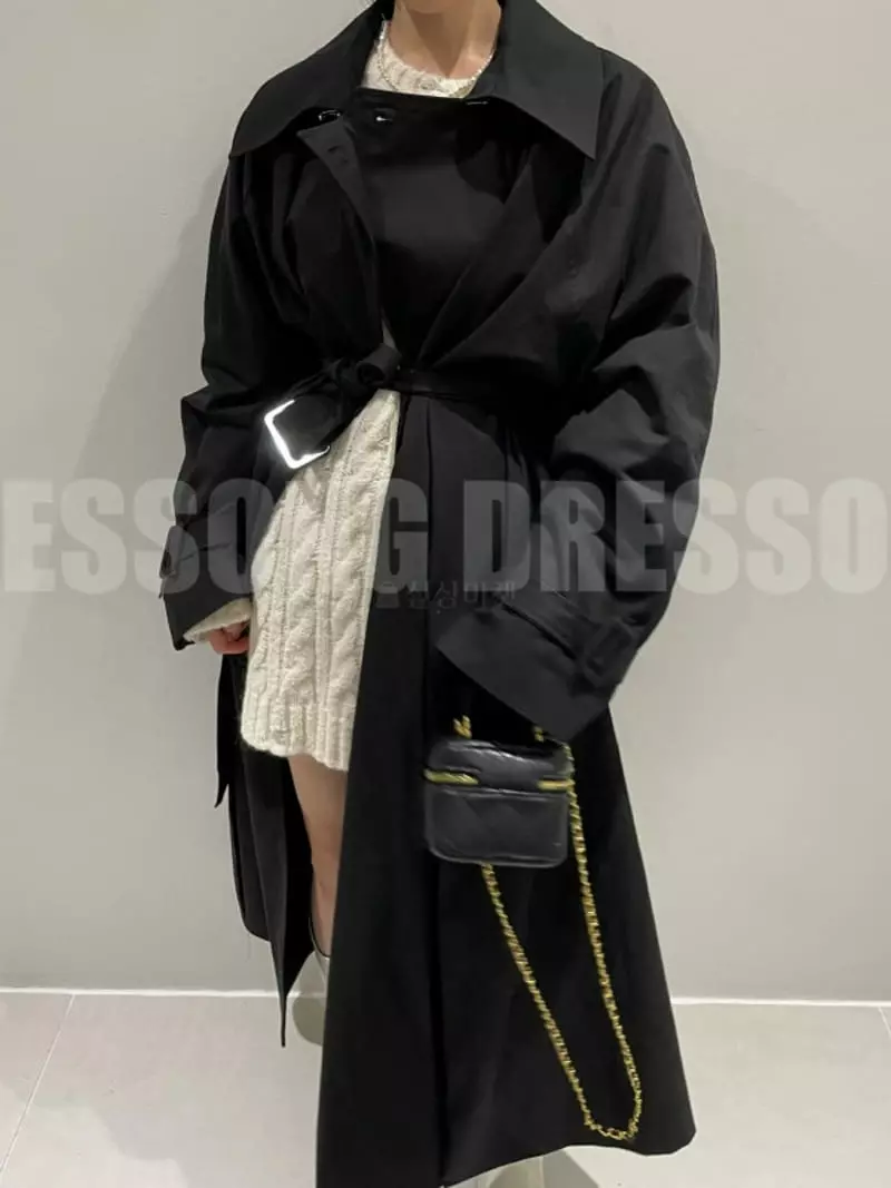 140 Avenue - Korean Women Fashion - #momslook - Monble Trench Coat - 2