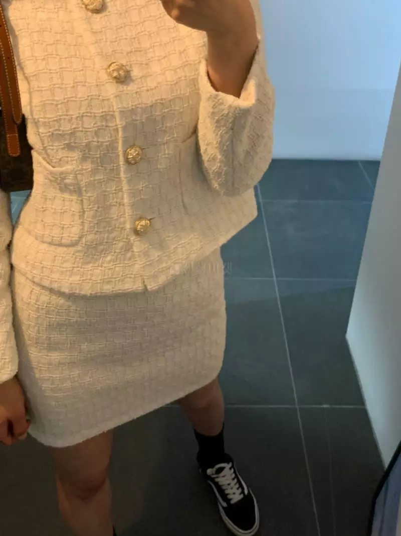 140 Avenue - Korean Women Fashion - #momslook - Rope Twid Skirt - 2