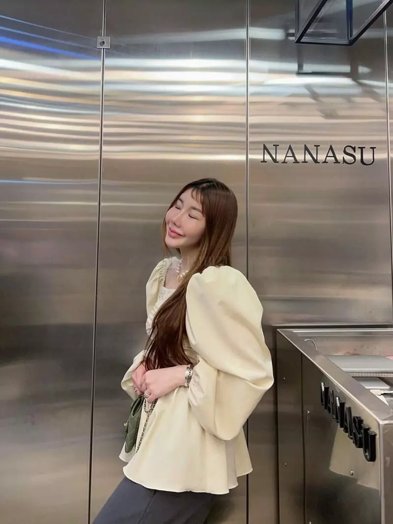 140 Avenue - Korean Women Fashion - #momslook - Lie Shirring Blouse - 6