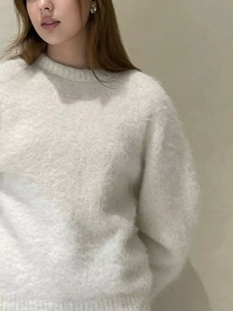 140 Avenue - Korean Women Fashion - #momslook - Peret Whole Gament Knit Tee