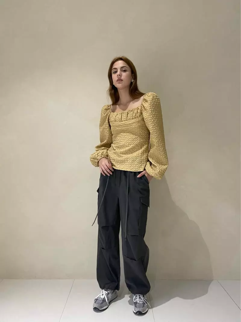 140 Avenue - Korean Women Fashion - #thelittlethings - Ember Jacquard Blouse - 4