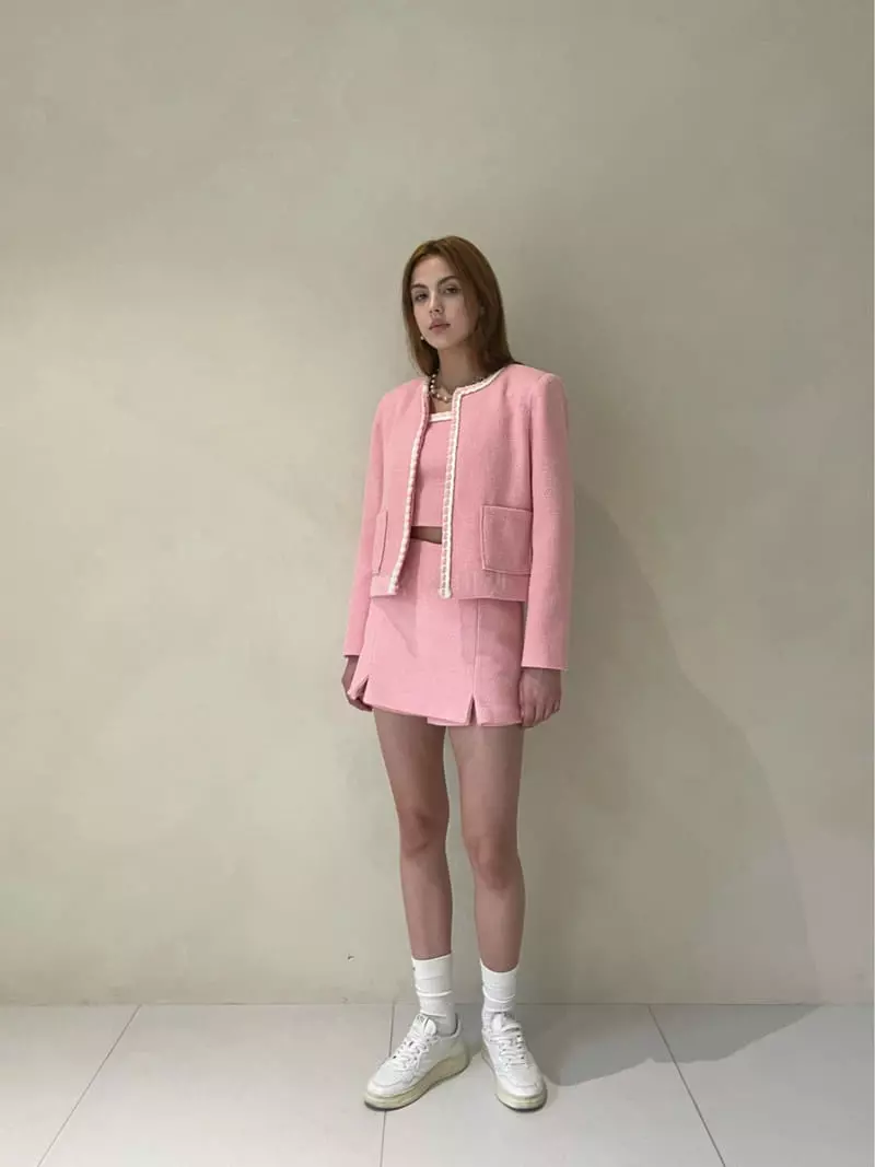 140 Avenue - Korean Women Fashion - #pursuepretty - Tape Twid Top - 3