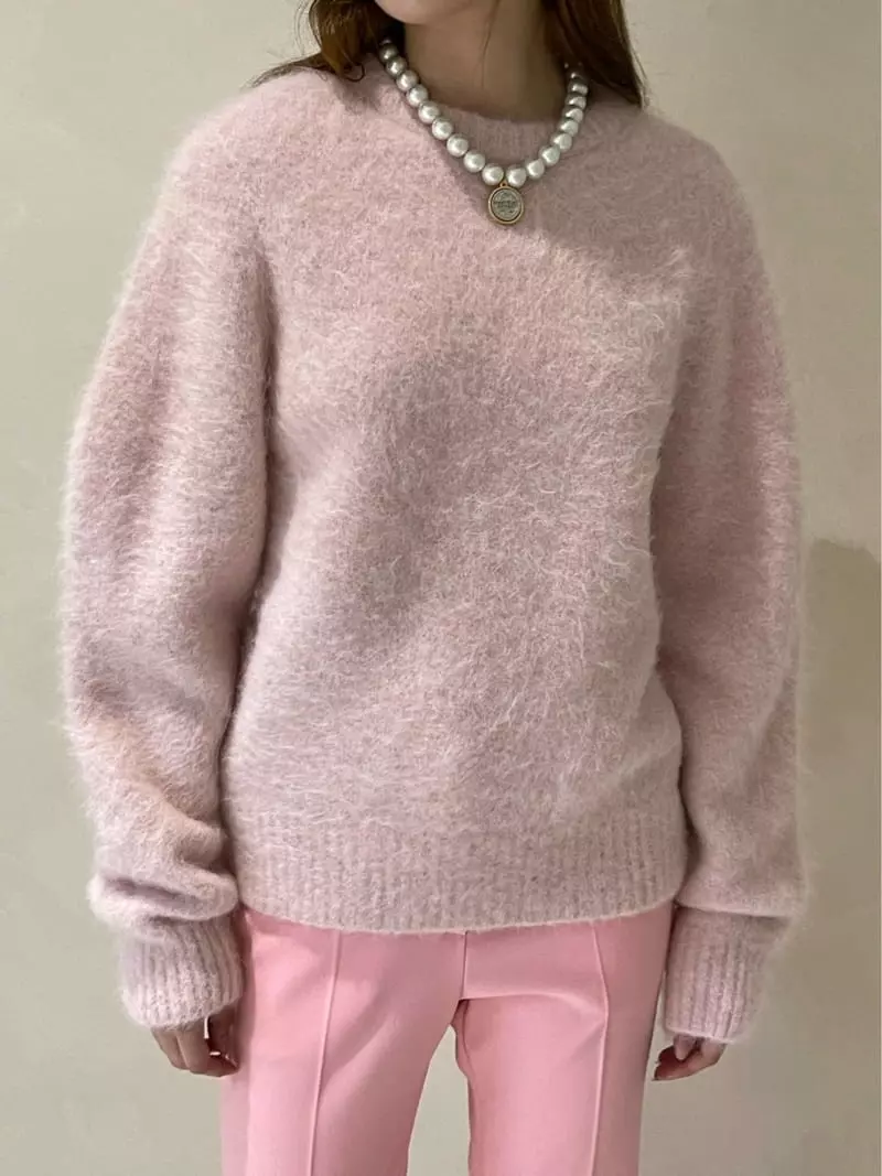 140 Avenue - Korean Women Fashion - #restrostyle - Peret Whole Gament Knit Tee - 7