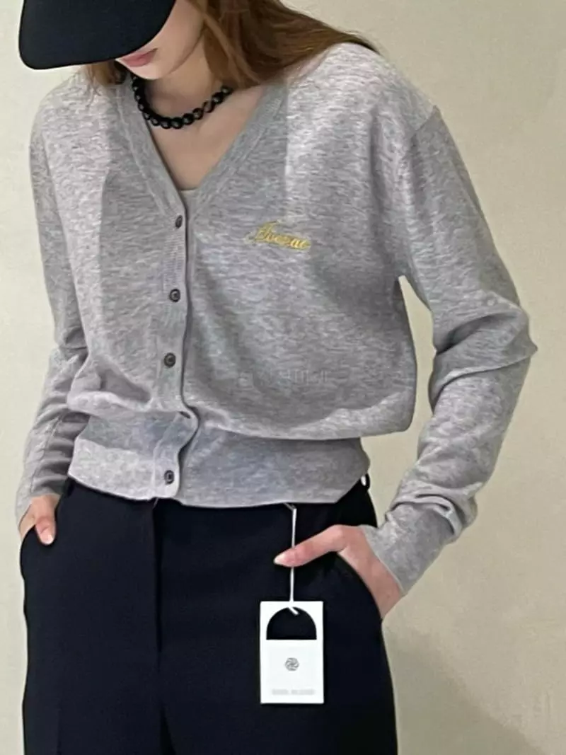 140 Avenue - Korean Women Fashion - #romanticstyle - Cash Embroidery Cardigan - 2