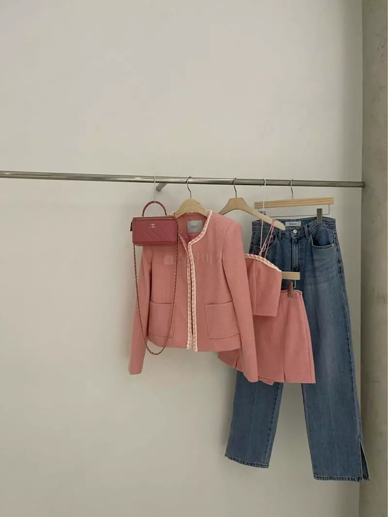 140 Avenue - Korean Women Fashion - #shopsmall - Tape Twid Top - 6