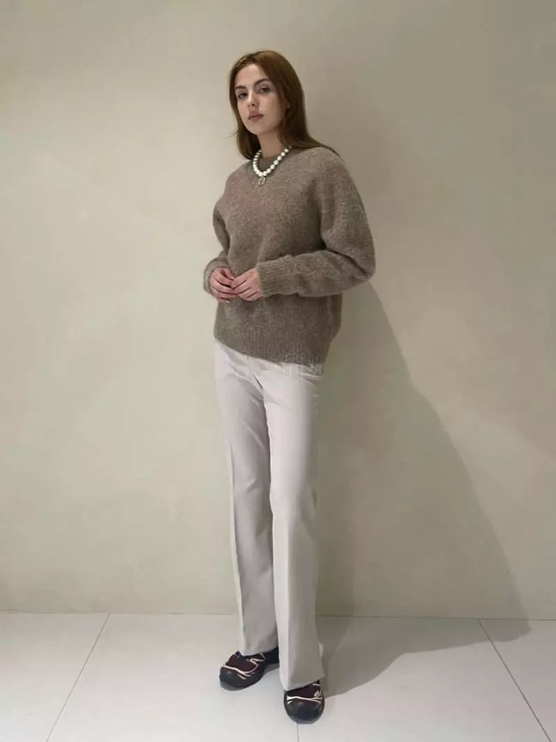 140 Avenue - Korean Women Fashion - #thatsdarling - Peret Whole Gament Knit Tee - 10