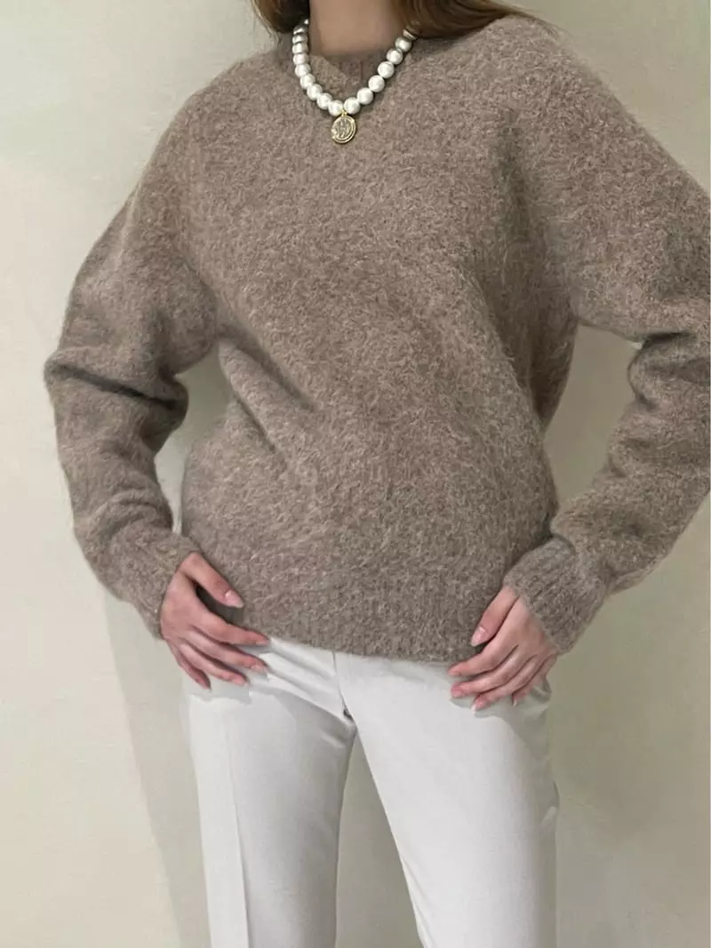 140 Avenue - Korean Women Fashion - #thelittlethings - Peret Whole Gament Knit Tee - 11