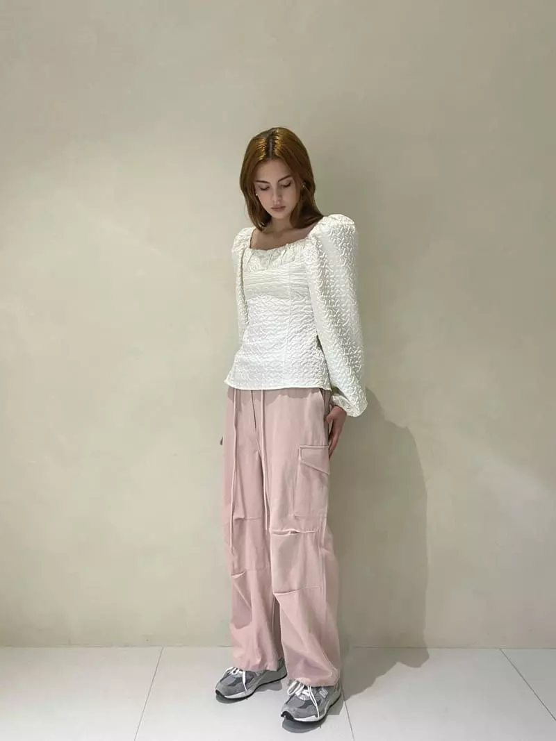 140 Avenue - Korean Women Fashion - #thelittlethings - Ember Jacquard Blouse - 3