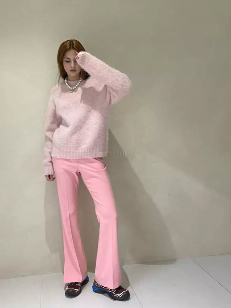 140 Avenue - Korean Women Fashion - #vintagekidsstyle - Peret Whole Gament Knit Tee - 5