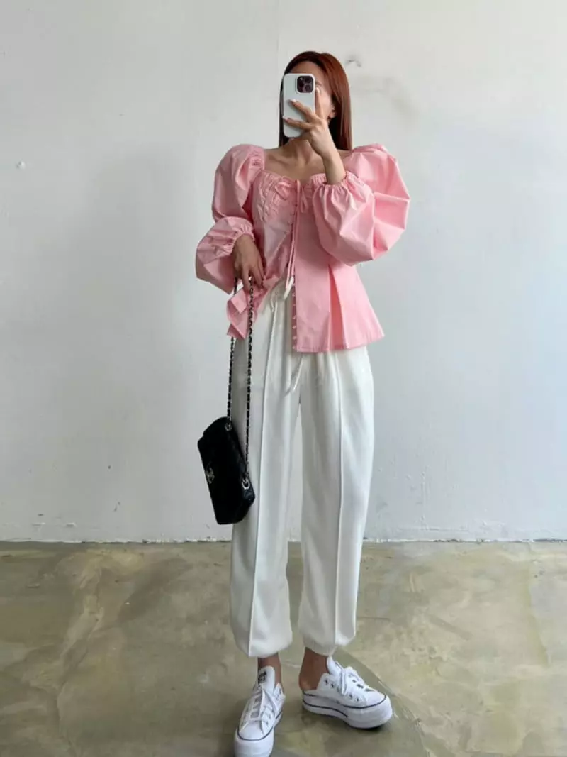 140 Avenue - Korean Women Fashion - #womensfashion - Beth Button Blouse - 10
