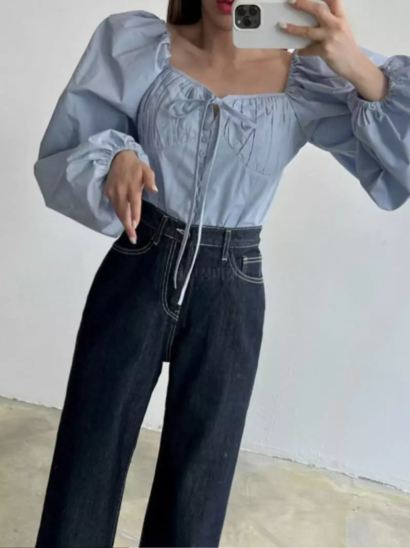 140 Avenue - Korean Women Fashion - #womensfashion - Beth Button Blouse - 12