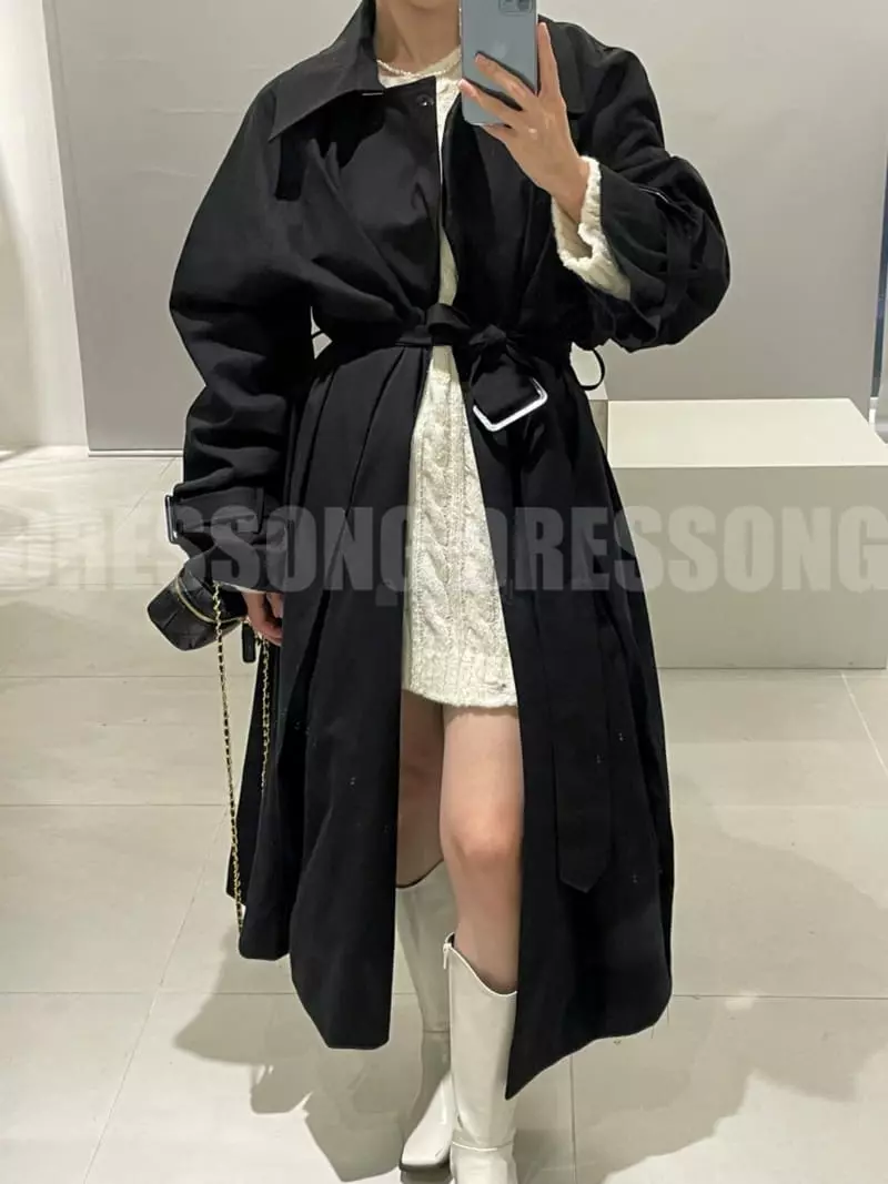 140 Avenue - Korean Women Fashion - #womensfashion - Monble Trench Coat