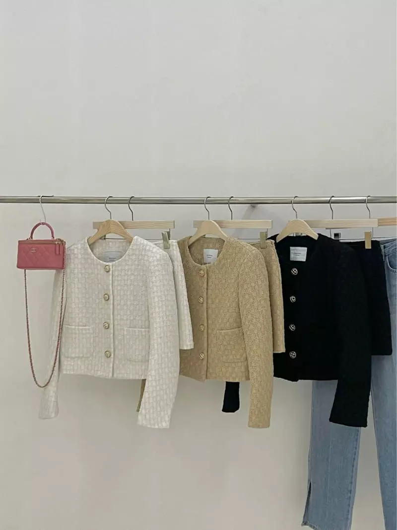 140 Avenue - Korean Women Fashion - #womensfashion - Rope Twid Jacket - 12