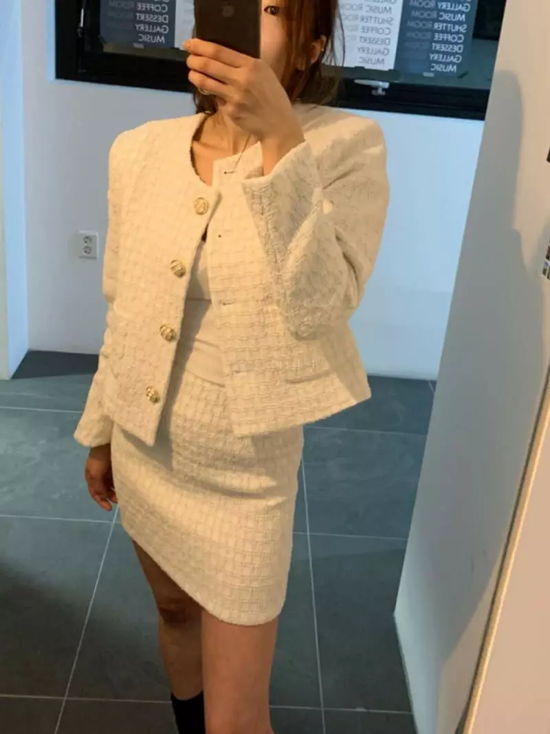 140 Avenue - Korean Women Fashion - #womensfashion - Rope Twid Skirt