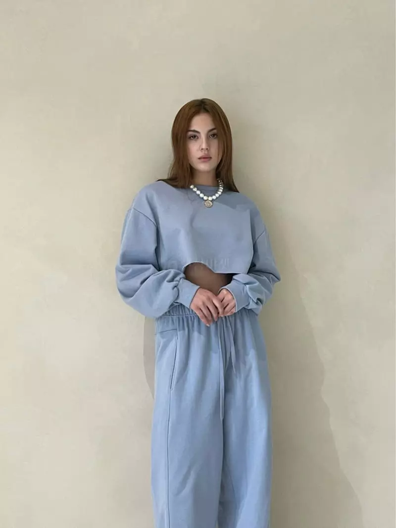 140 Avenue - Korean Women Fashion - #womensfashion - Deggi Crop Sweatshirt - 10