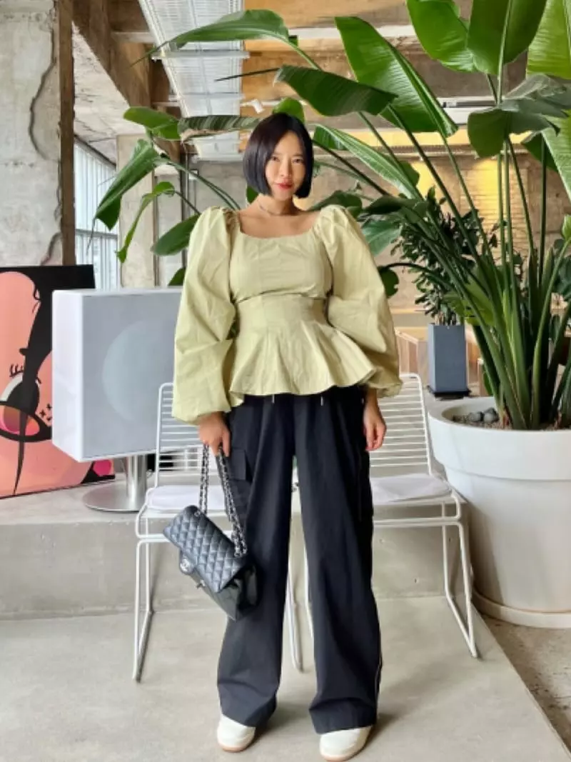 140 Avenue - Korean Women Fashion - #womensfashion - Twill Slit Blouse - 2