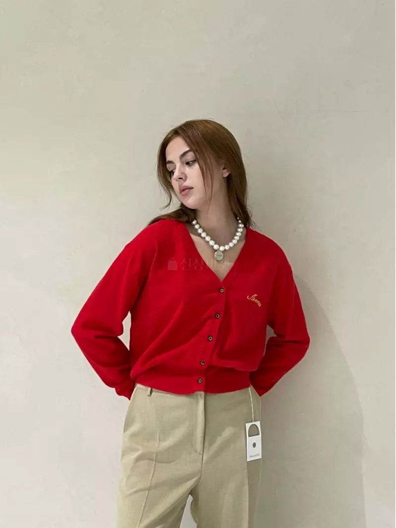 140 Avenue - Korean Women Fashion - #womensfashion - Cash Embroidery Cardigan - 11