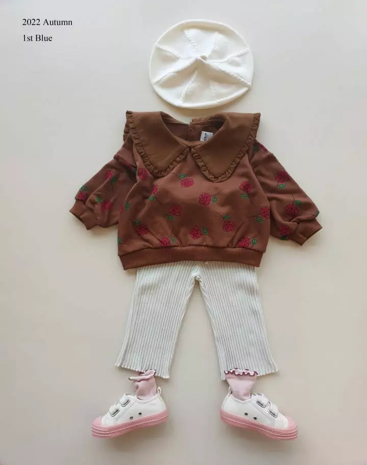 1st Blue - Korean Children Fashion - #Kfashion4kids - Boca Rose Tee - 5