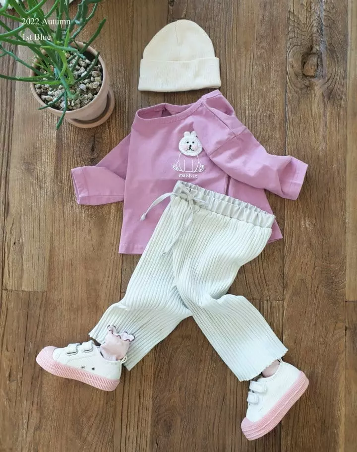 1st Blue - Korean Children Fashion - #Kfashion4kids - Quilting Tee - 2