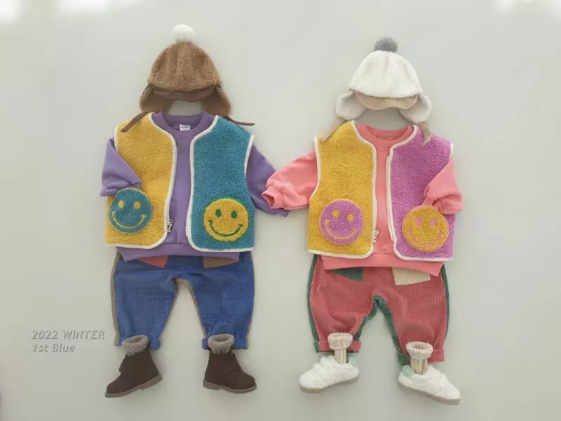1st Blue - Korean Children Fashion - #designkidswear - Color Rib Shorts - 6