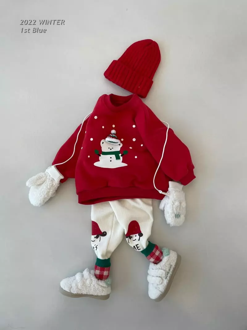 1st Blue - Korean Children Fashion - #discoveringself - Merry Swearshirt - 5