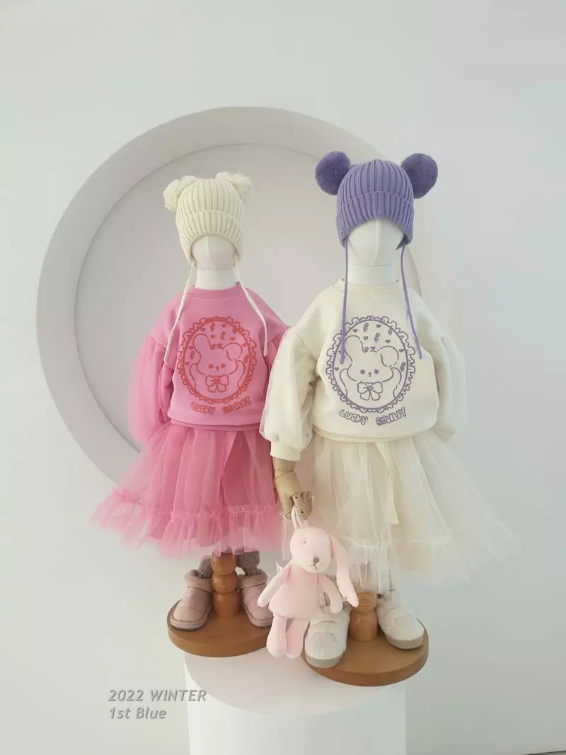 1st Blue - Korean Children Fashion - #discoveringself - Rabbit Sweatshirt - 2