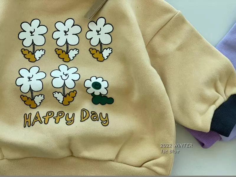 1st Blue - Korean Children Fashion - #kidsstore - Happy Day Sweatshirt - 7