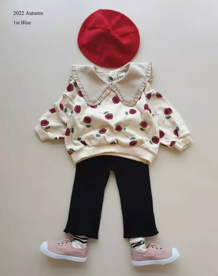 1st Blue - Korean Children Fashion - #kidsstore - Boca Rose Tee - 4