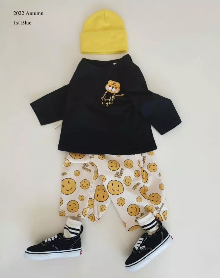 1st Blue - Korean Children Fashion - #littlefashionista - Quilting Tee - 3