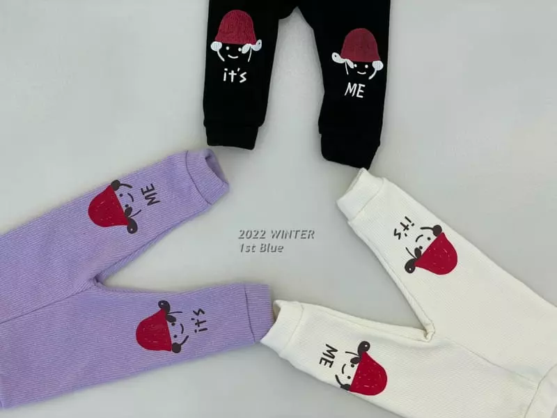 1st Blue - Korean Children Fashion - #littlefashionista - Red Pants - 2