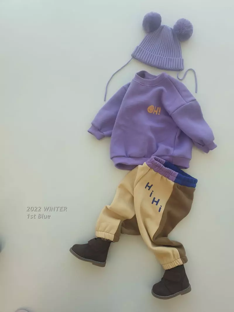 1st Blue - Korean Children Fashion - #littlefashionista - Smile Sweatshirt - 5
