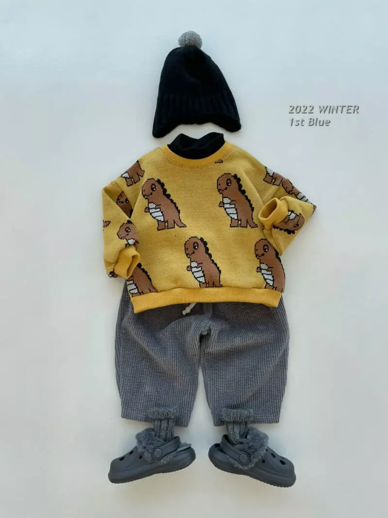 1st Blue - Korean Children Fashion - #magicofchildhood - Jacquard Tee - 5