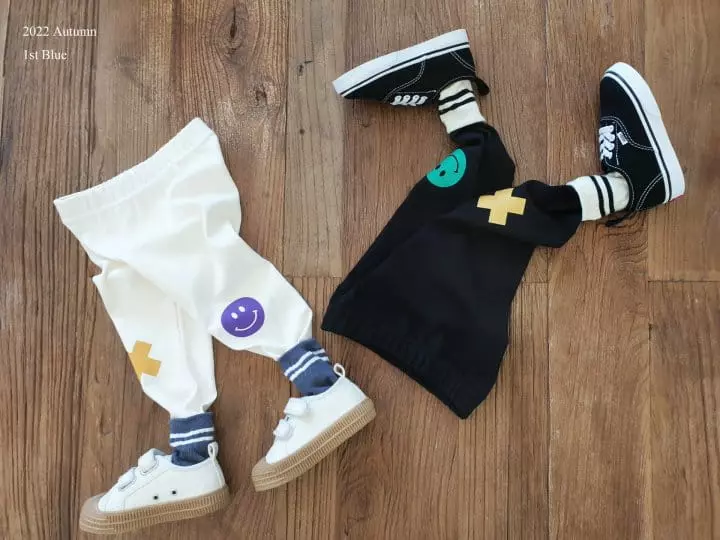 1st Blue - Korean Children Fashion - #minifashionista - OX Sticky Pants