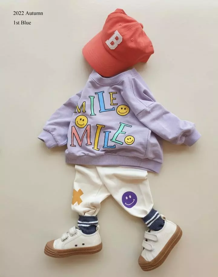 1st Blue - Korean Children Fashion - #stylishchildhood - OX Sticky Pants - 5