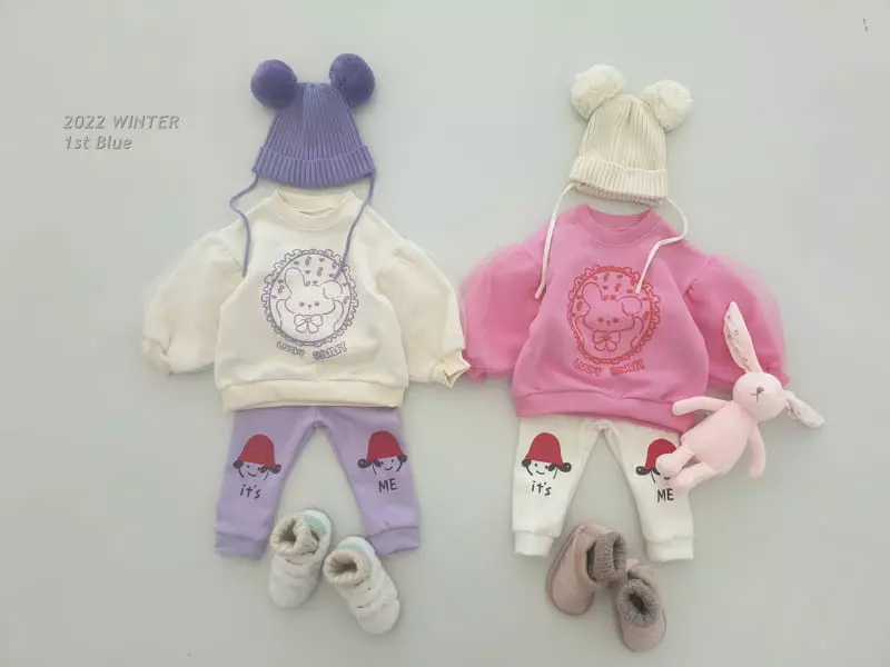 1st Blue - Korean Children Fashion - #stylishchildhood - Red Pants - 8