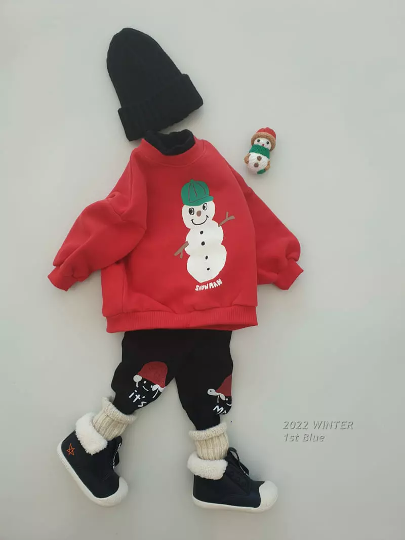 1st Blue - Korean Children Fashion - #toddlerclothing - Red Pants - 7
